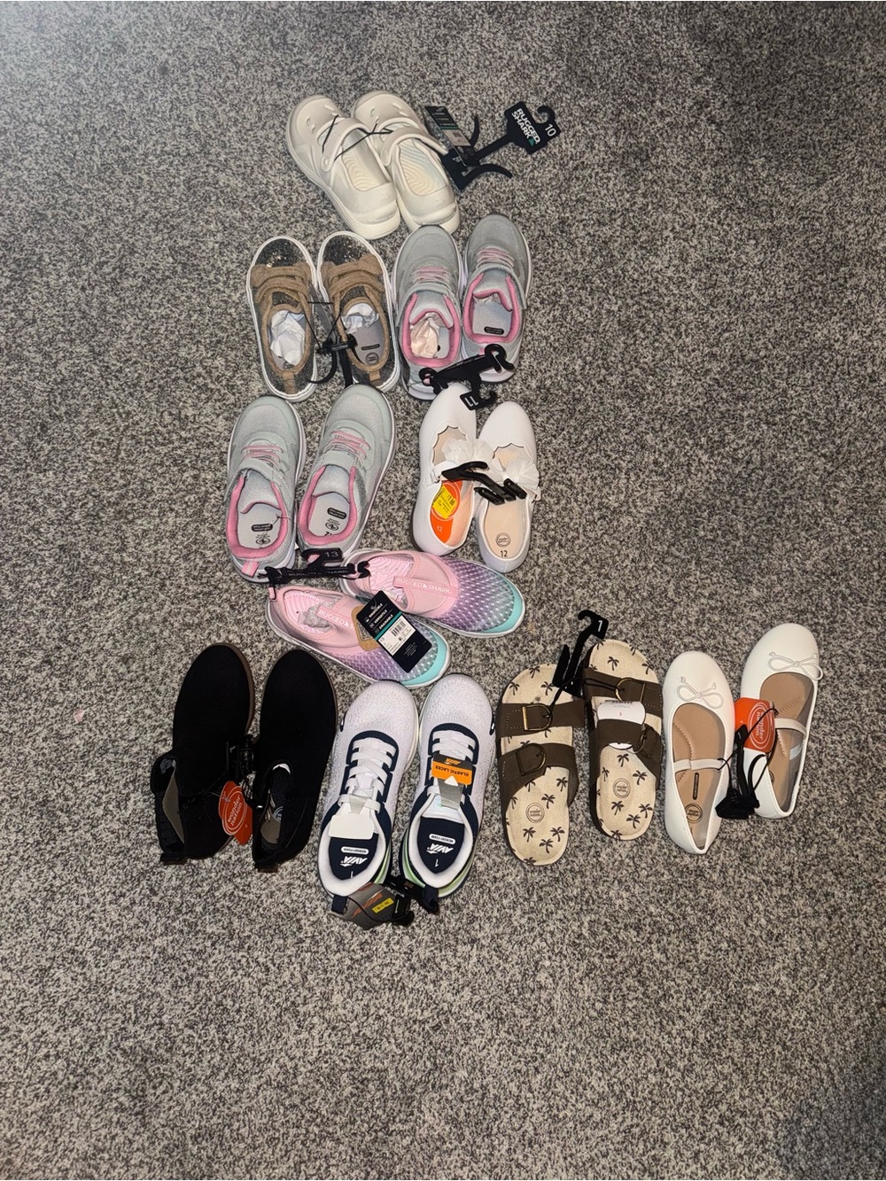Girls Kids size 10-1 shoes New with tags bundle - Unbranded